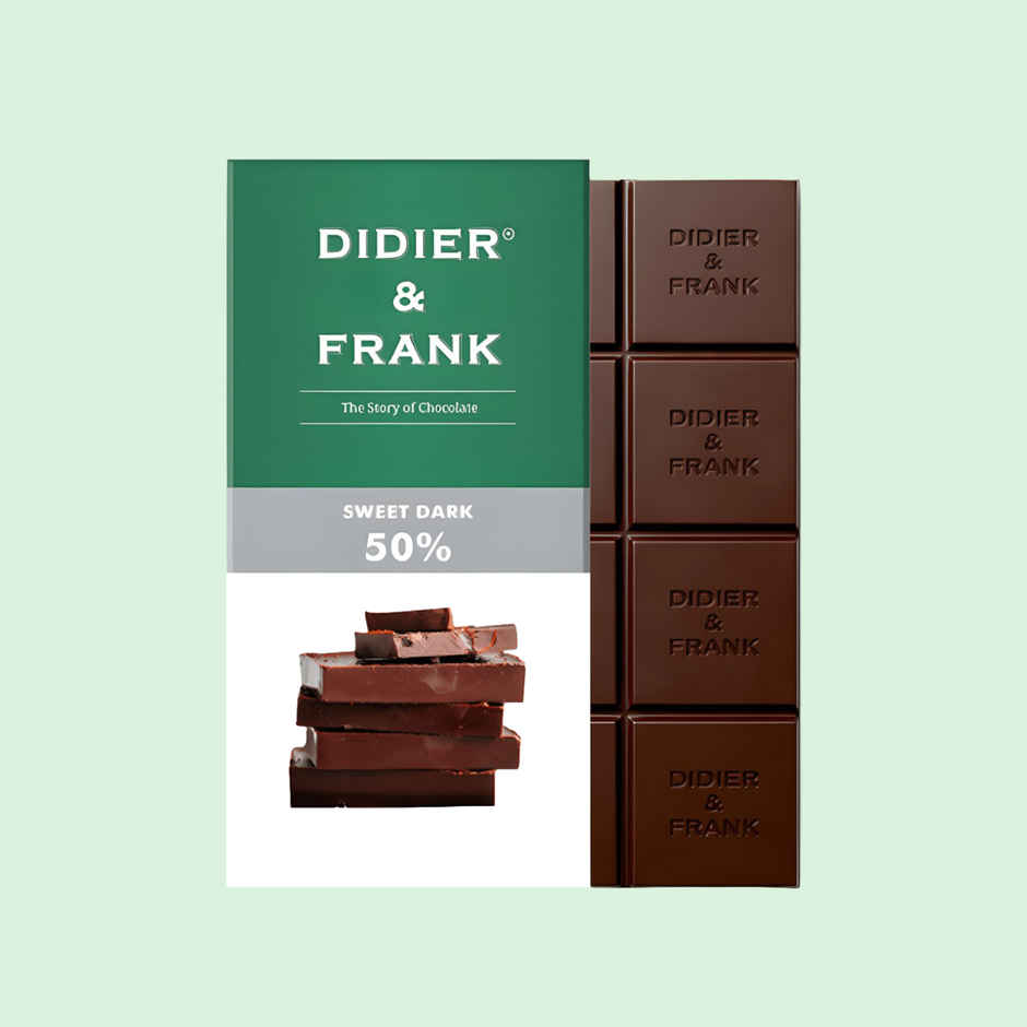 Didier & Frank 50% Sweet Dark Chocolate Bar
