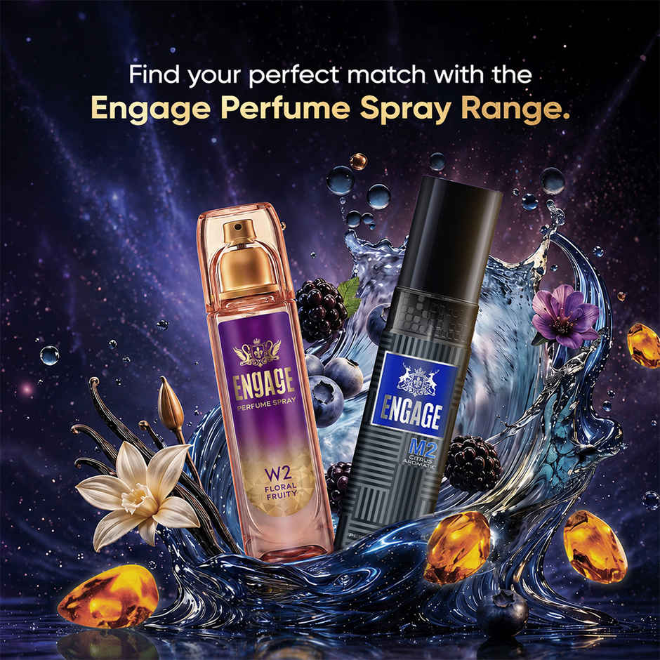 Engage W2 Perfume Spray for Women | Floral & Fruity | Berries, Orchid, Vanilla