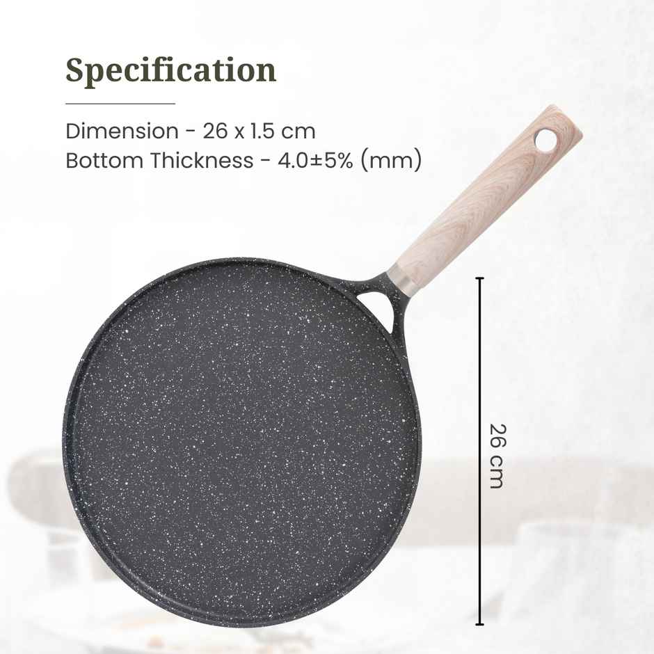 Carote Tawa 26cm Granite Black