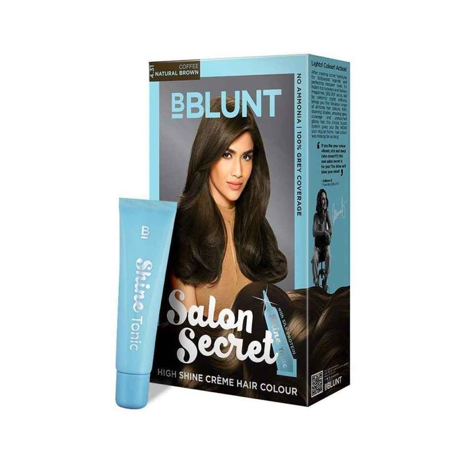 Bblunt Salon Secret High Shine Creme Hair Colour Coffee Natural Brown