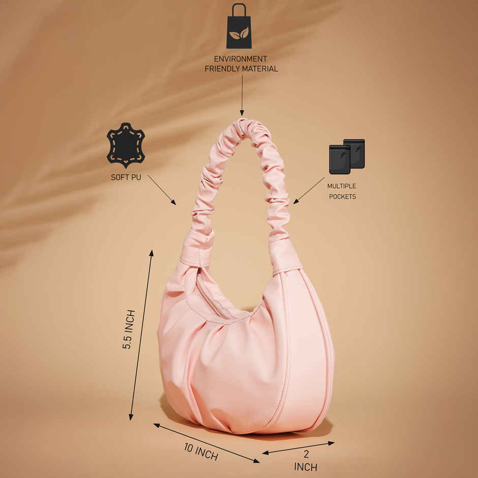 Fargo Women's Vegan Leather Sling Bag | Pink