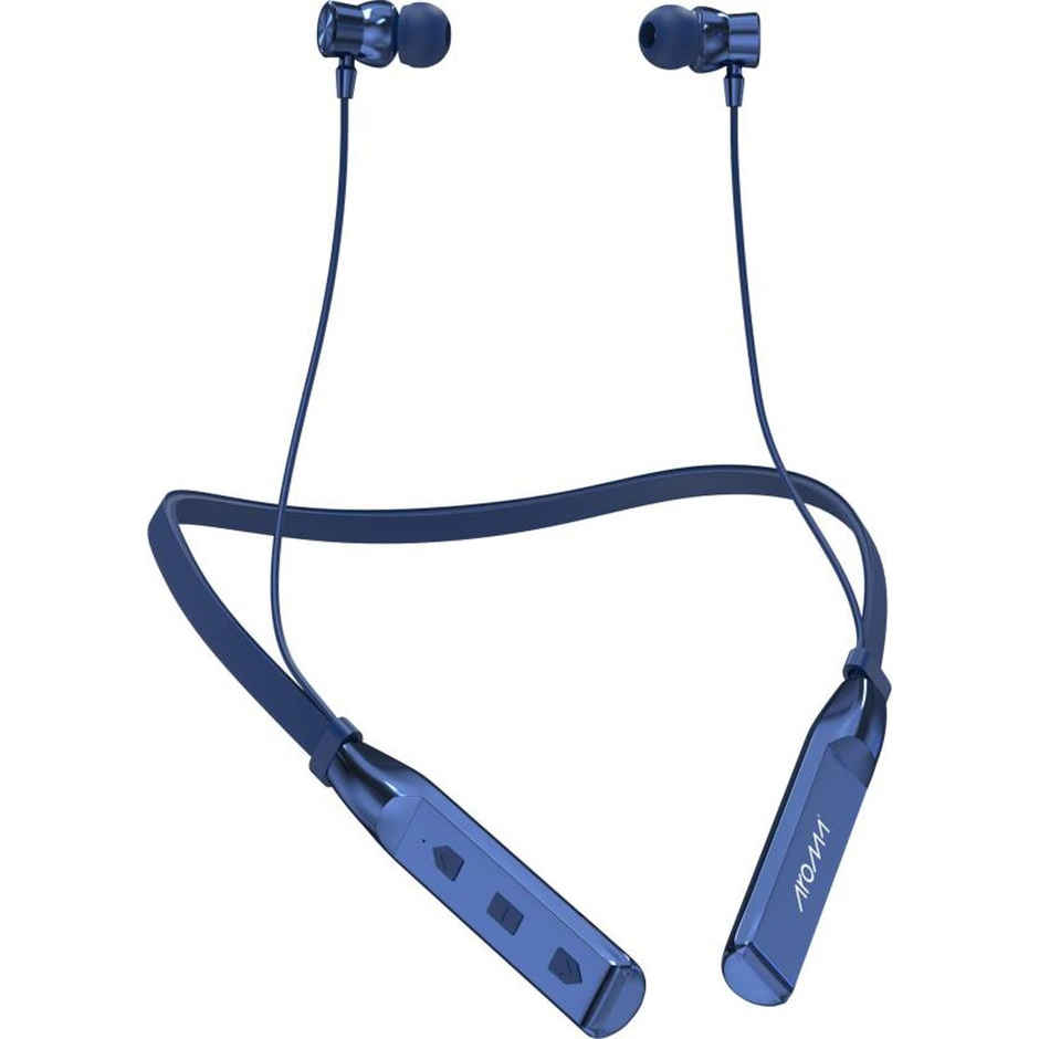 Aroma NB119 Trend - 100 Hours Playback | Wireless Bluetooth Neckband | ENC | Blue