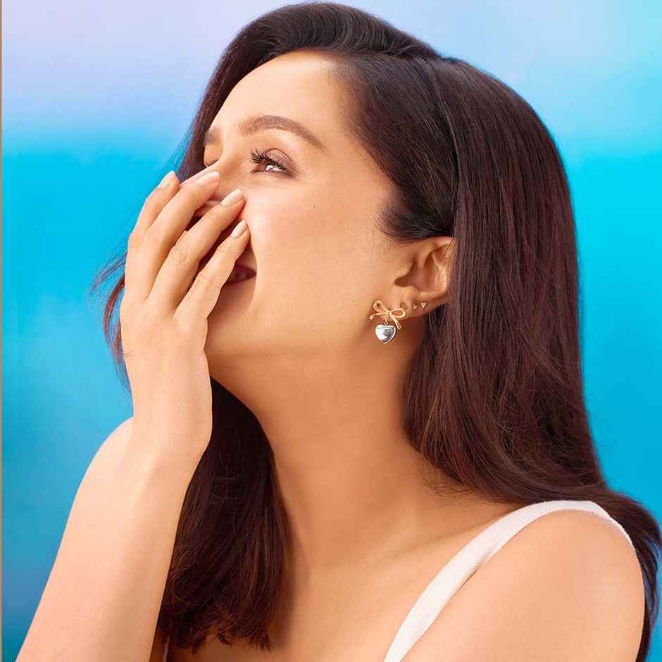 Palmonas Bi-Metal Wrapped With Love Earrings For Womens | Waterproof And Anti-Tarnish