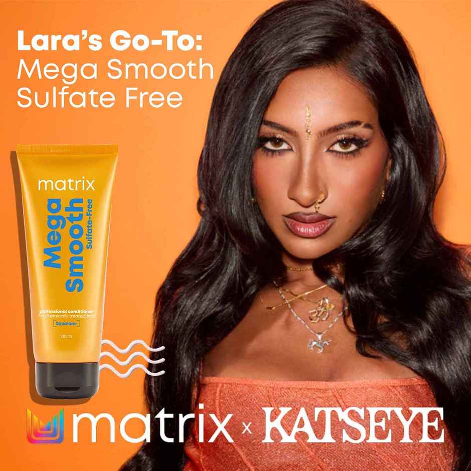 Matrix Mega Smooth Sulfate-free Conditioner For Bond Repair, Smoothens Hair, Safe for Treated Hair