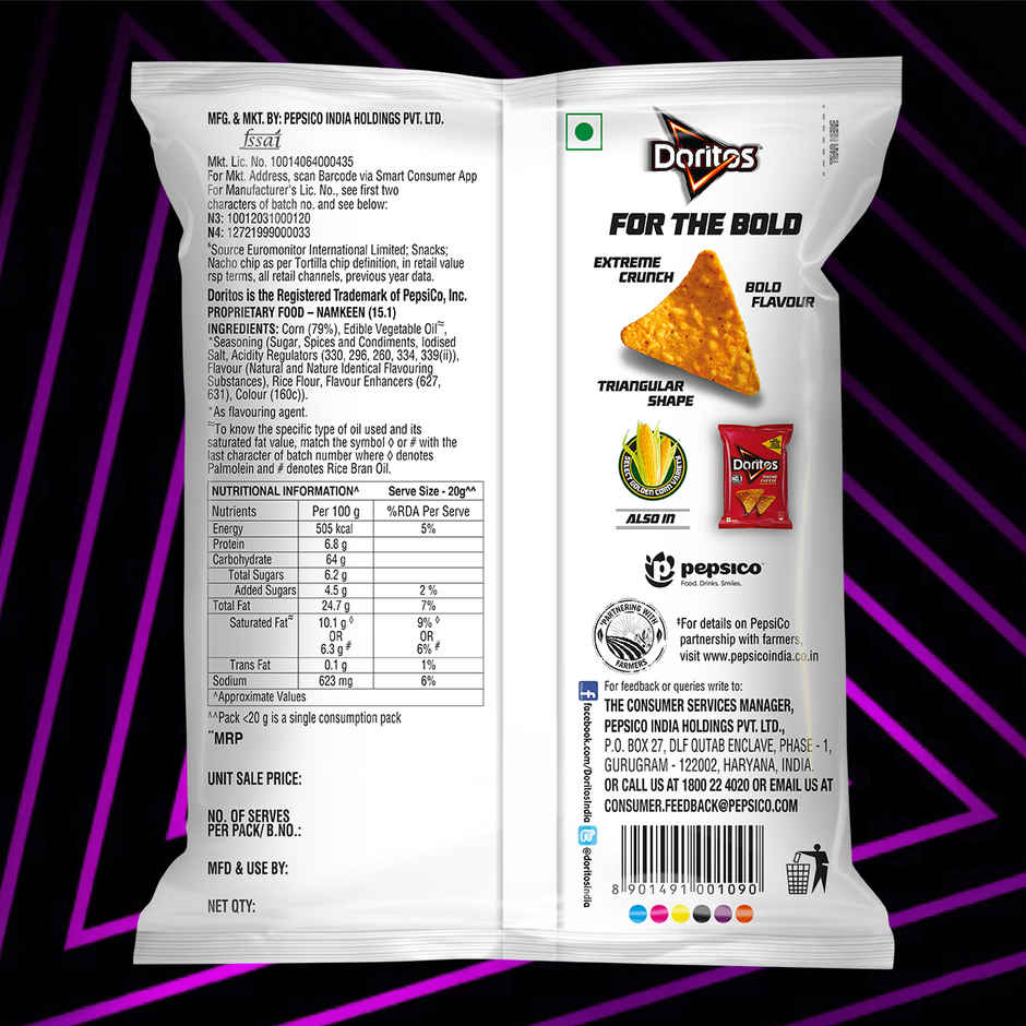 Monster Energy Drink 350 Millilitre(350ml) & Doritos Nacho Chips : Sweet Chilli Flavour 168 Gm(6pc) Combo