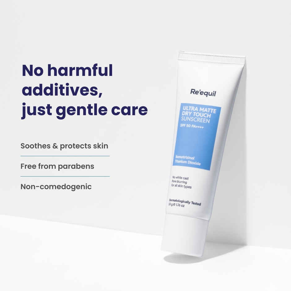 Re'Equil Ultra Matte Dry Touch Sunscreen SPF 50 PA++++