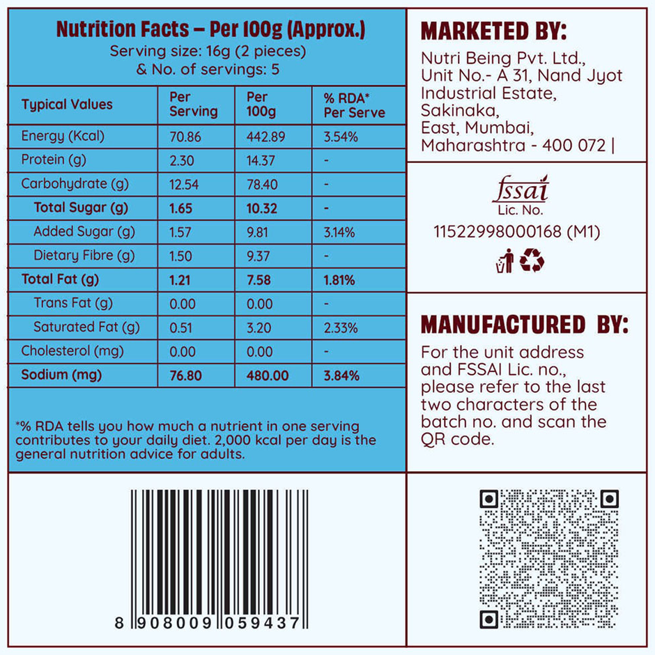 The Health Factory Milk Rusk | Zero Maida