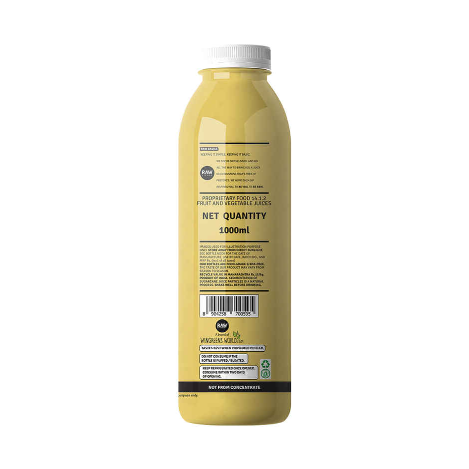 RAW Pressery Sugarcane Juice | Not From Concentrate