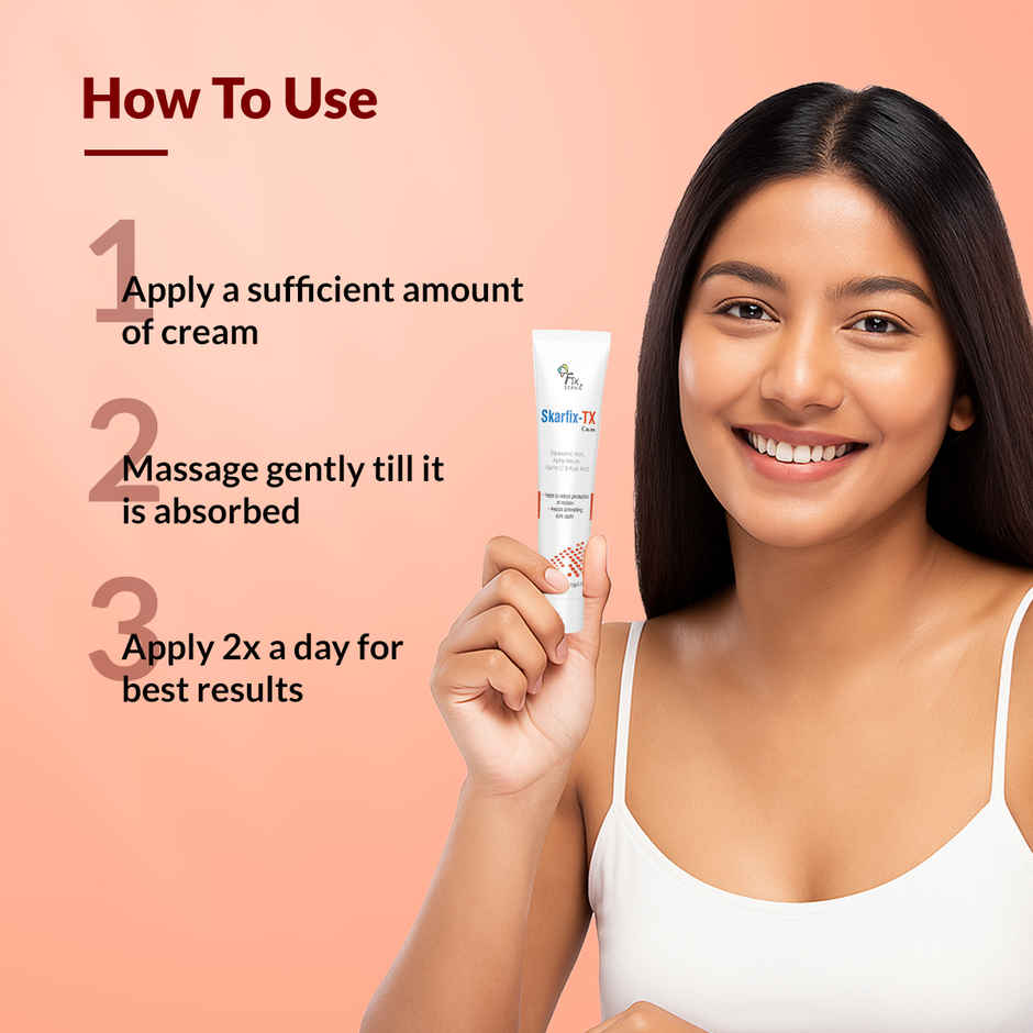 Fixderma Skarfix-TX Face Cream with 2% Kojic Acid for Pigmentation, Blemishes & Dark Spots