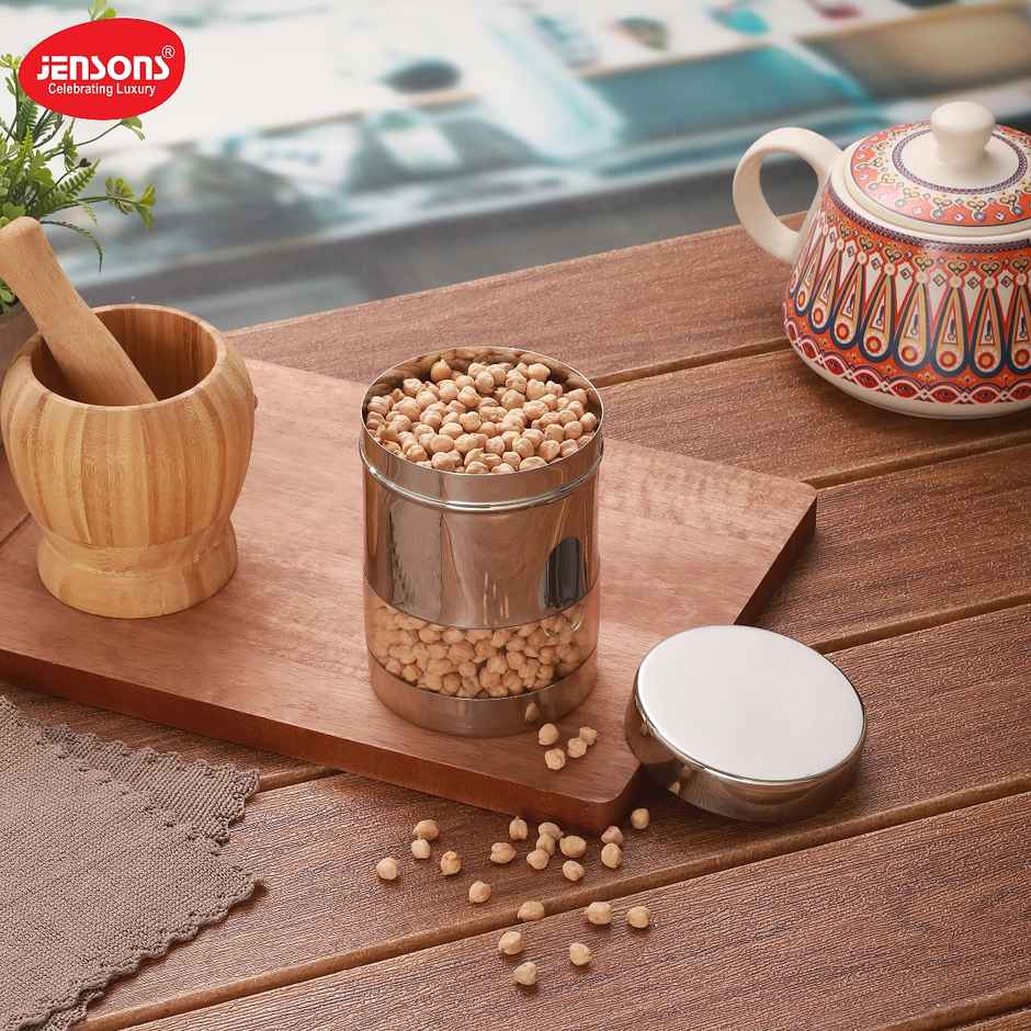 Jensons Straight Canister 9 cm (Set of 2 Pcs)