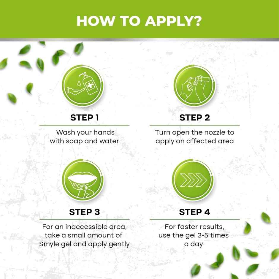 Smyle Ulcer Mouth Gel Mono Carton