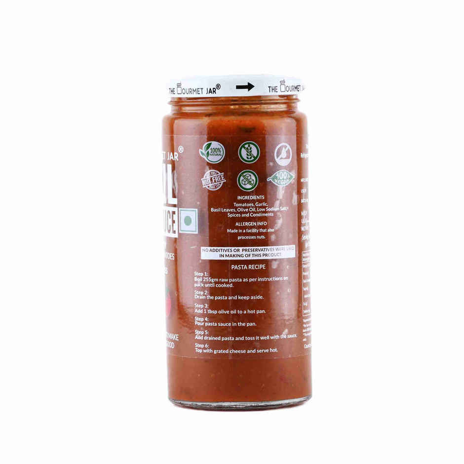 The Gourmet Jar Basil Pasta Sauce