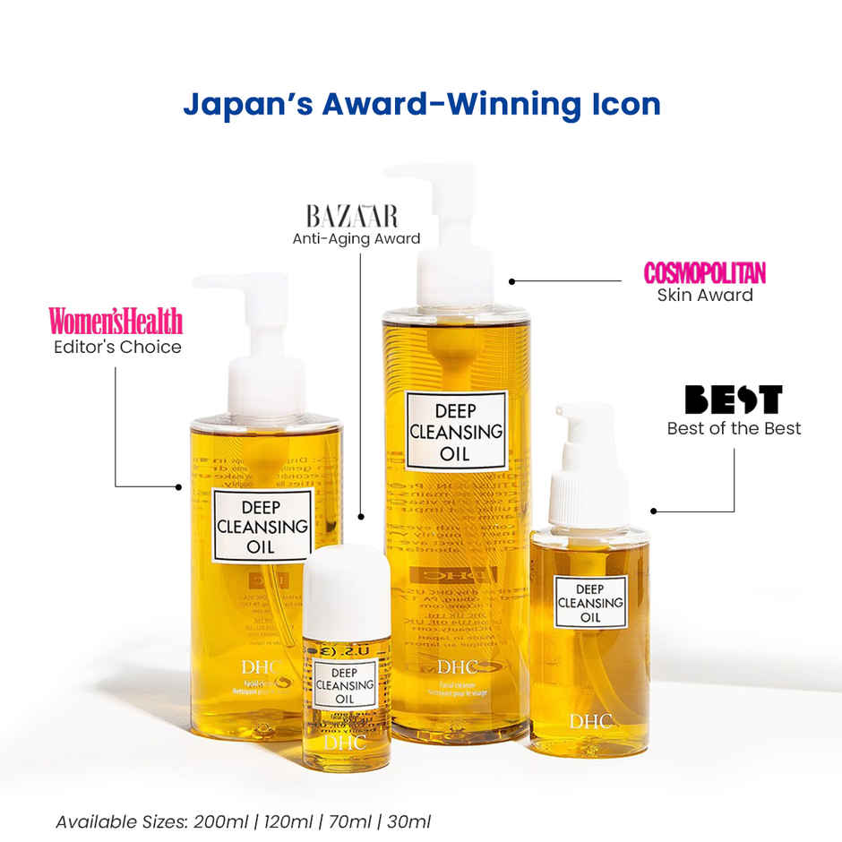 DHC Deep Cleansing Oil | Makeup Remover For All Skin Types