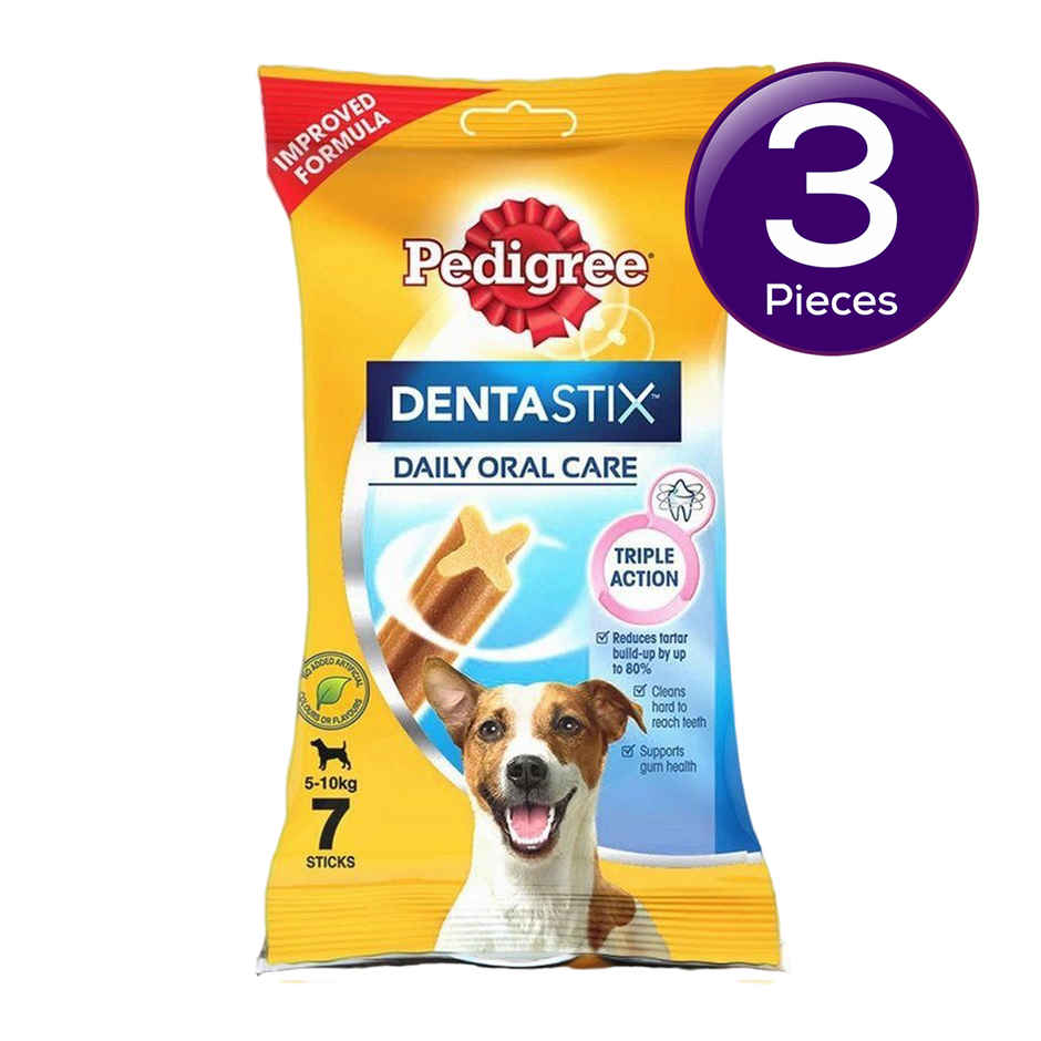 Pedigree Dentastix Adult Small Breed (5-10 Kg) Oral Care Dog Treat Combo