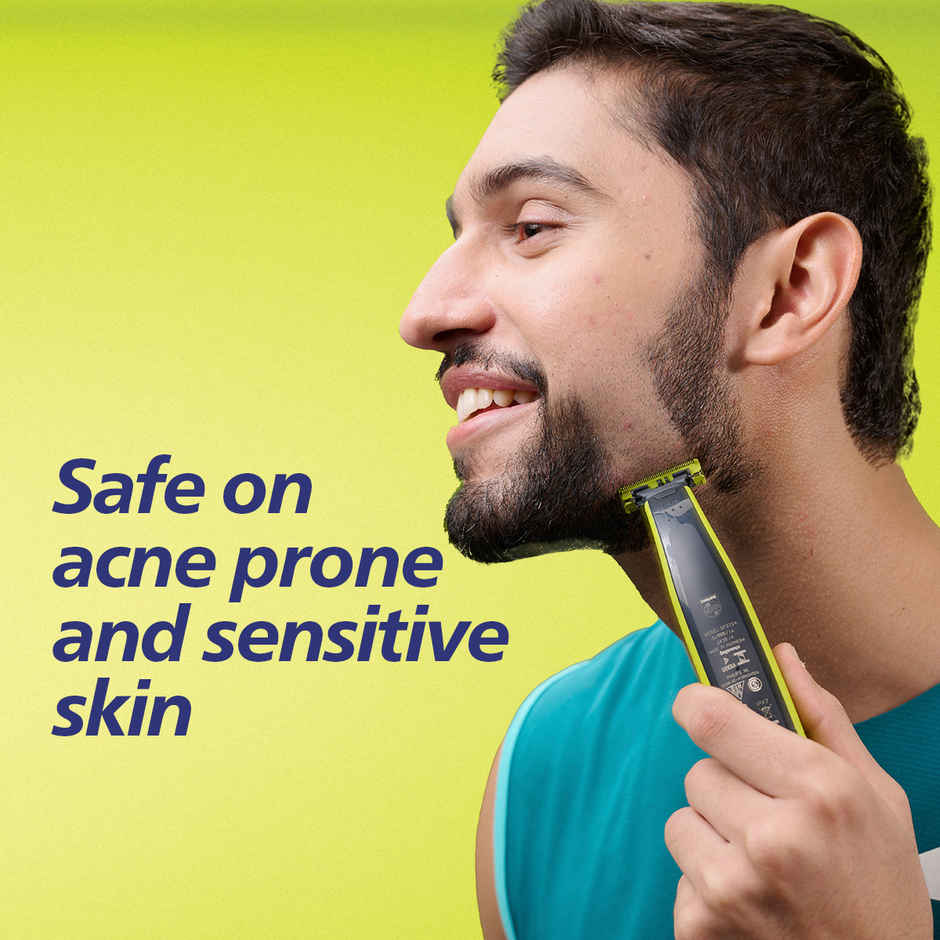 Philips OneBlade Turbo2X Trimmer | Patented Dual Protect Tech | 3 Combo Attachments | QP2724/10