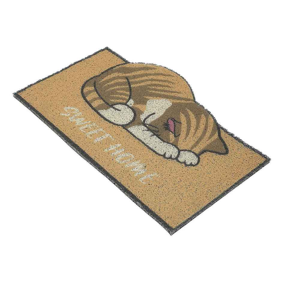 Status Kids Pvc Anti- Skid Door Mat | 45 x 70 cm | Cat