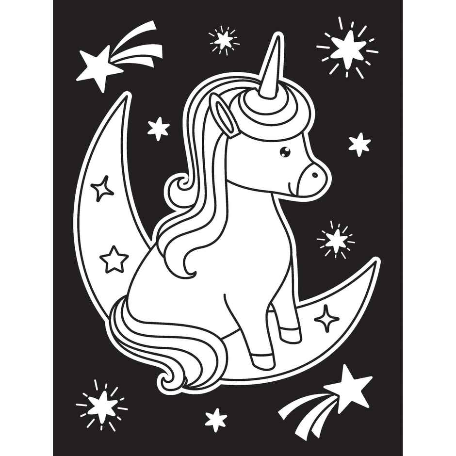 Unicorn Neon Colour & Sticker Dots Book Over 500 Stickers Book for kids Ages 3-7|Fun Coloring Book