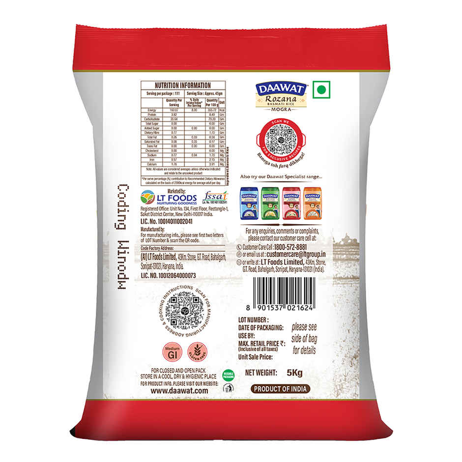 Daawat Rozana Mogra Rice