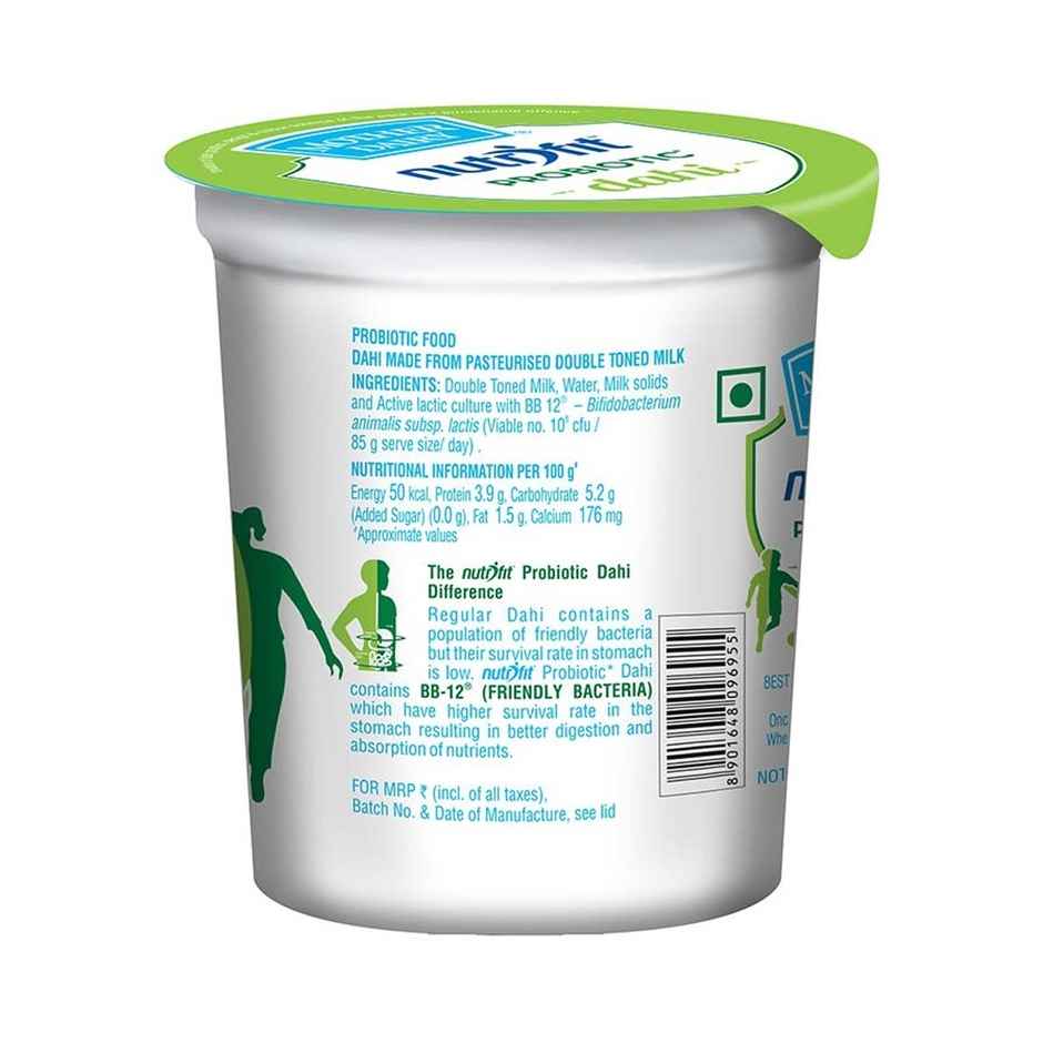 Mother Dairy Nutrifit Probiotic Cup Curd Combo