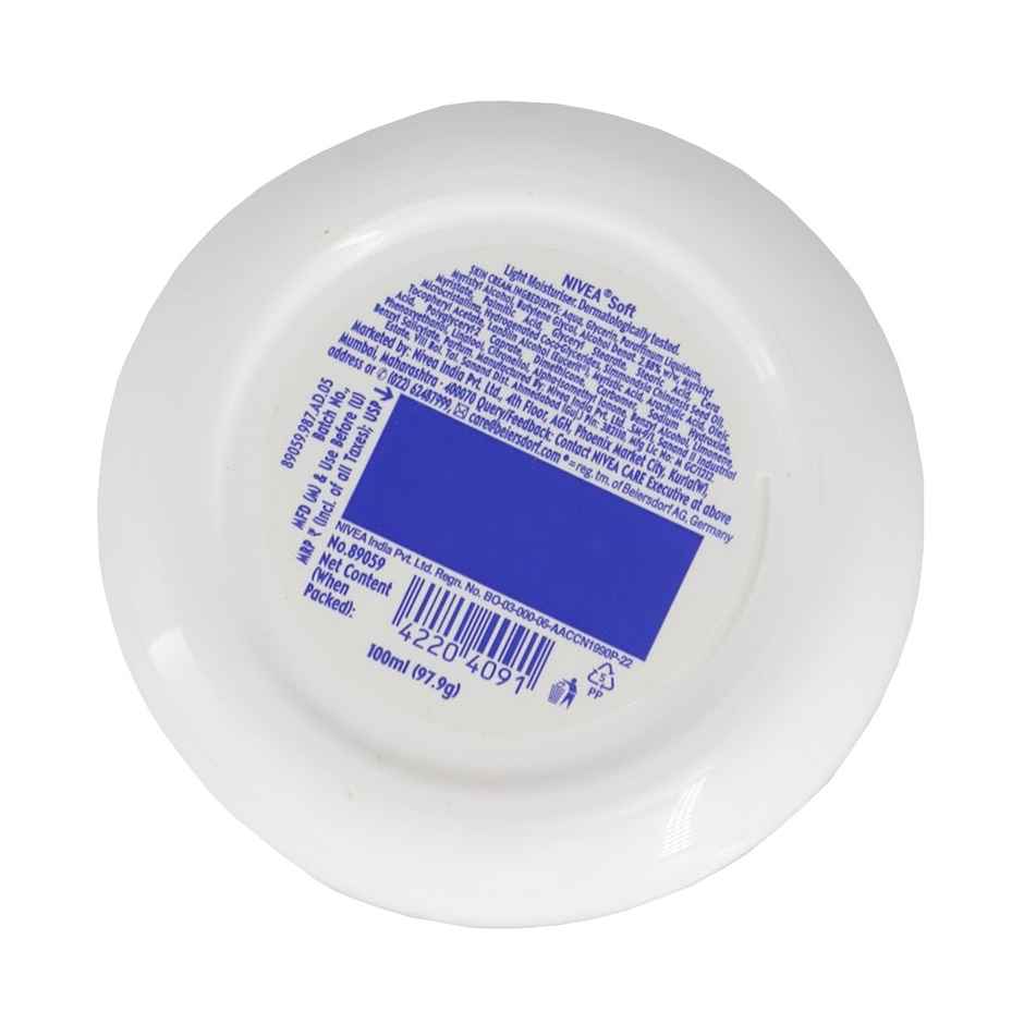 NIVEA Soft Light Moisturizer for Face, Hand & Body, Non-Greasy Cream for Instant Hydration