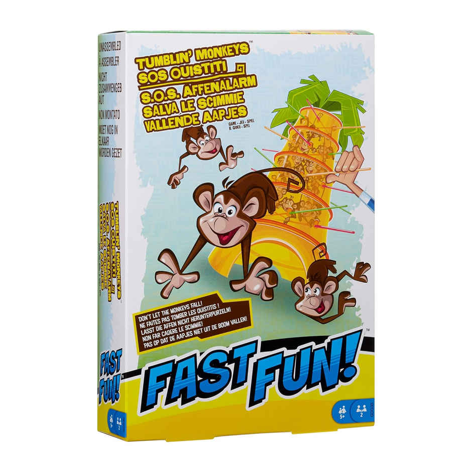 Mattel Games Fast Fun Tumblin' Monkeys