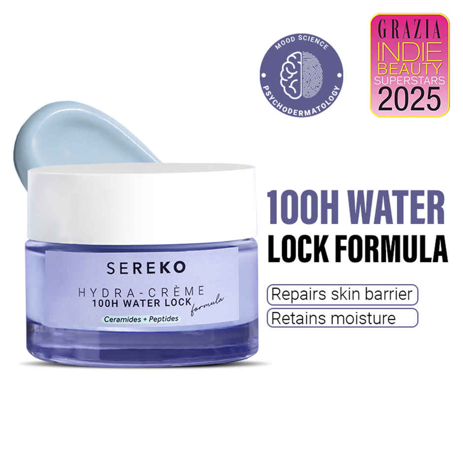 SEREKO HydraCreme 100H Water Lock Formula Ceramides&Peptides Barrier Repair Moisturizer