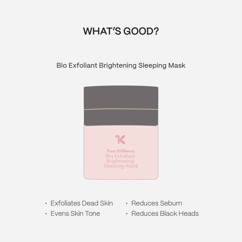 Truekind Bio Exfoliant Brightening Sleeping Mask - Mini