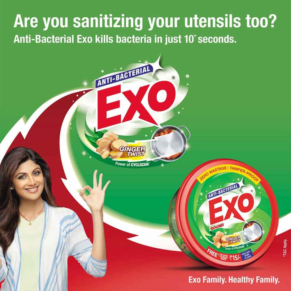 Exo Ginger Twist Dishwash Bar | Anti Bacterial