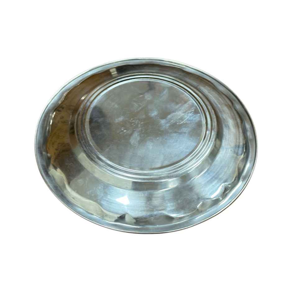 DiaCraft Steel Plate Tree Print For Kanjak Gifting - Silver | 6 Inch