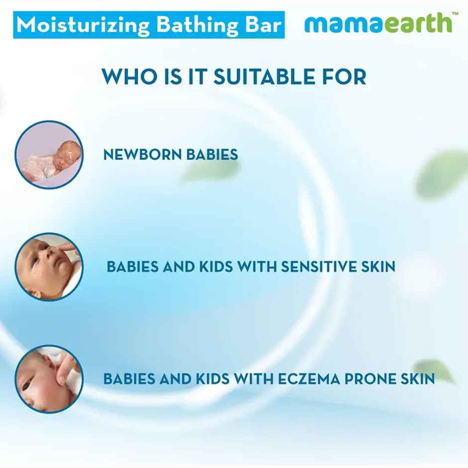 Mamaearth Bathing Bar For Babies - Pack Of 4