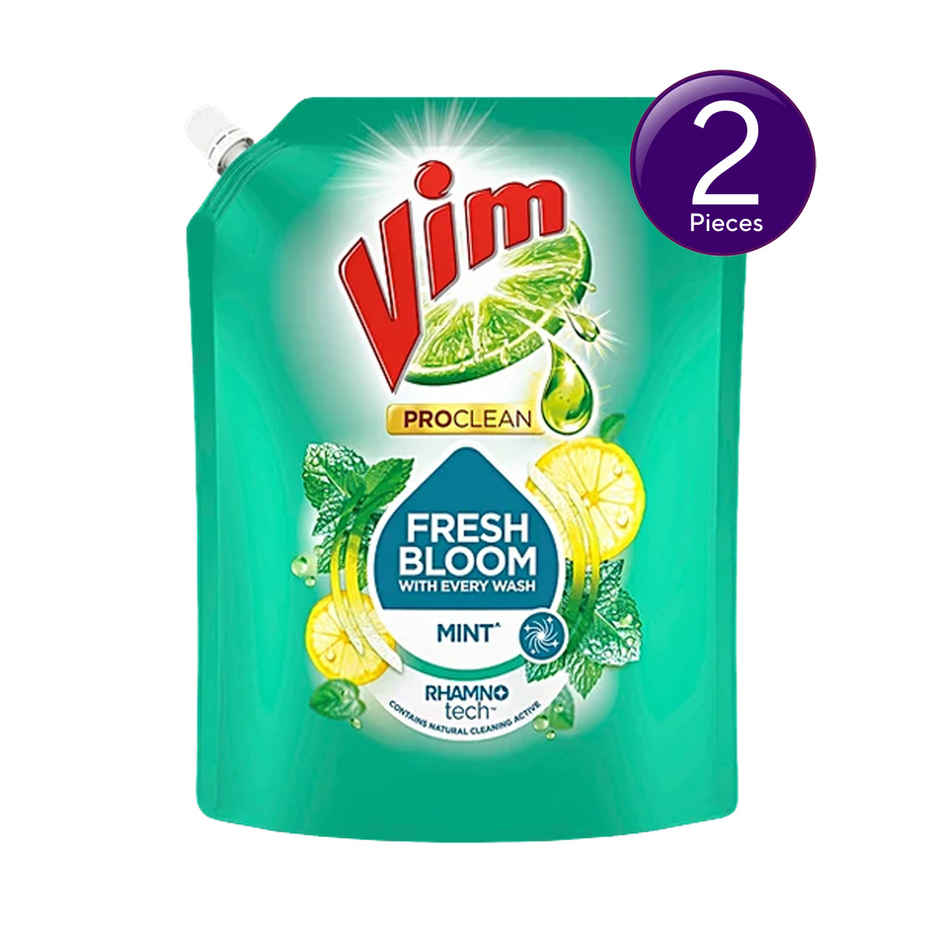 Vim Pudina Anti Smell Dishwash Liquid Combo