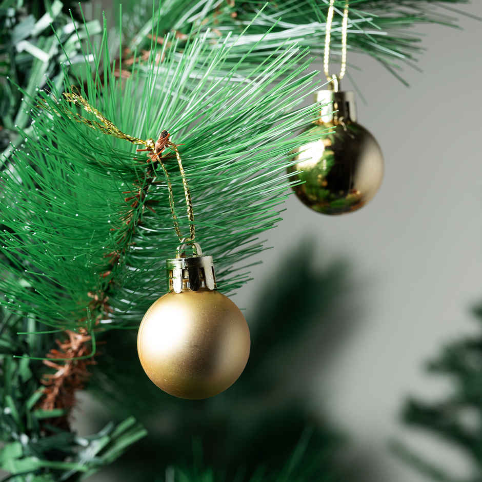 Christmas Decoration Hanging Balls | Gold |Gullak