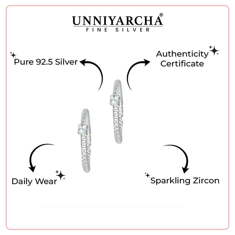 Unniyarcha 92.5 Silver Toe Ring
