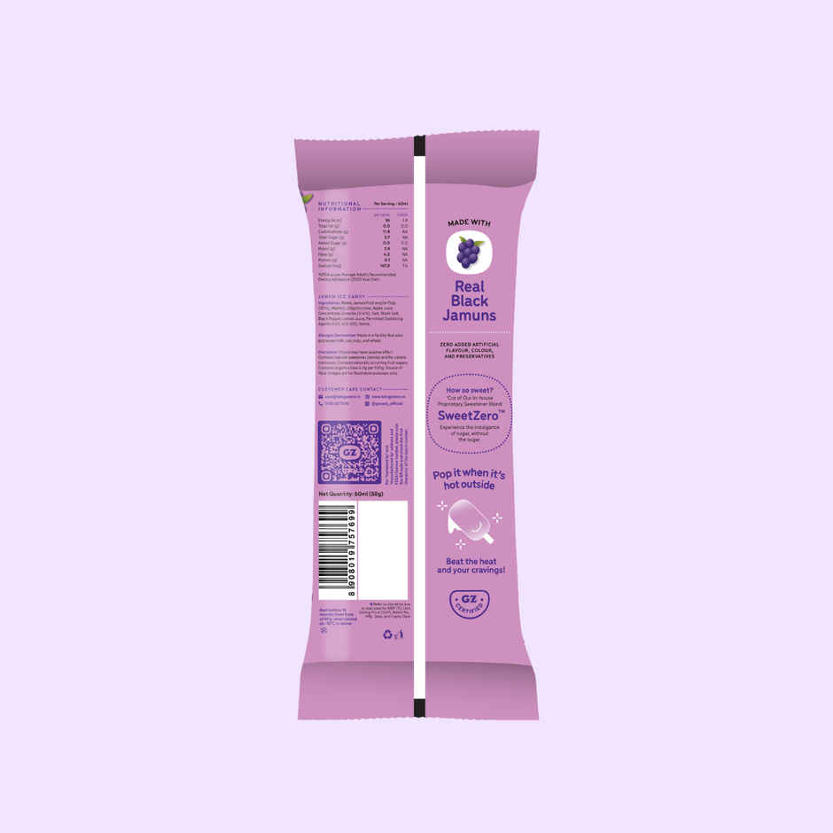 Go Zero Jamun Sriracha Guilt Free Fruit Pops