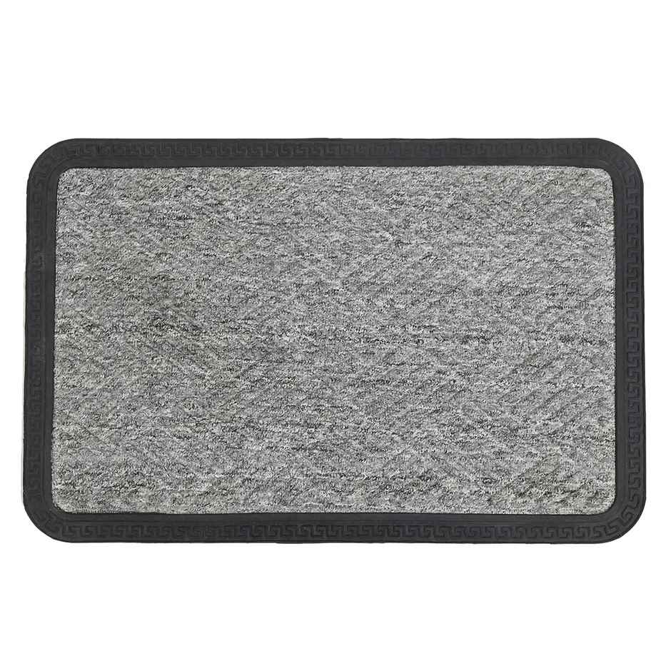 Status PP Rubber Border Mat | 38 cm x 58 cm | Grey