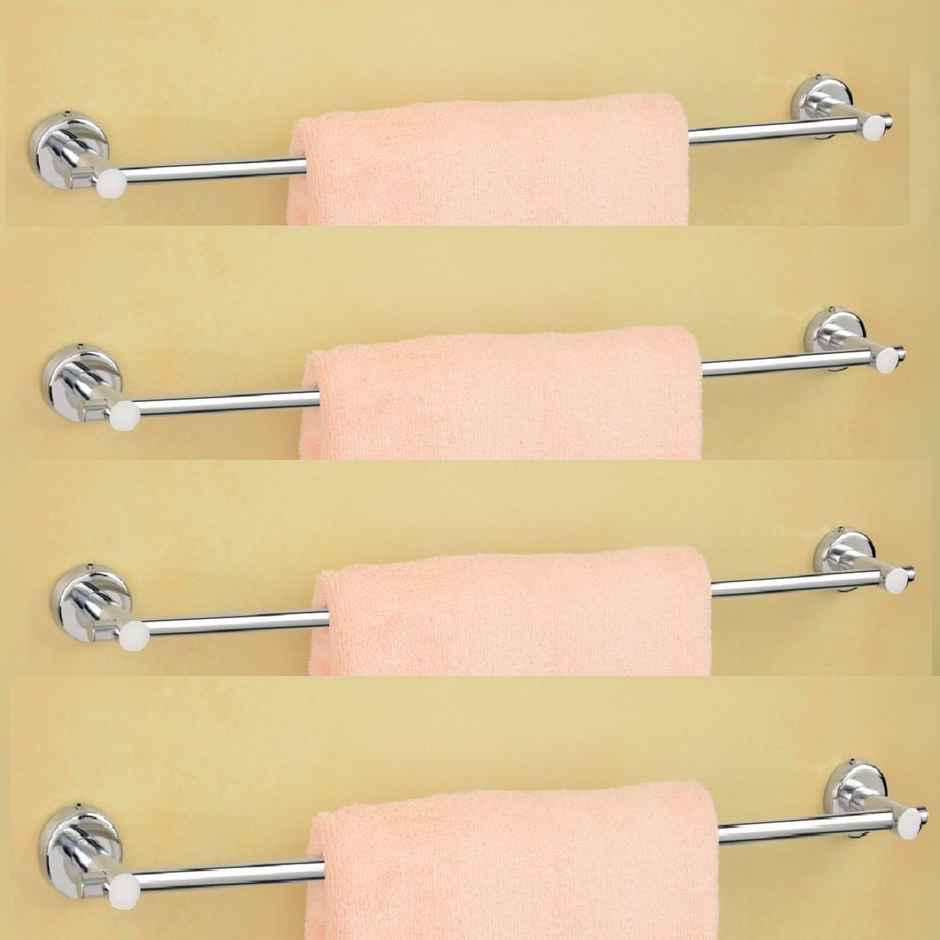 Gloxy 24-Inch Wall Mounted Stainless Steel Towel Rod & Bathroom Accessories