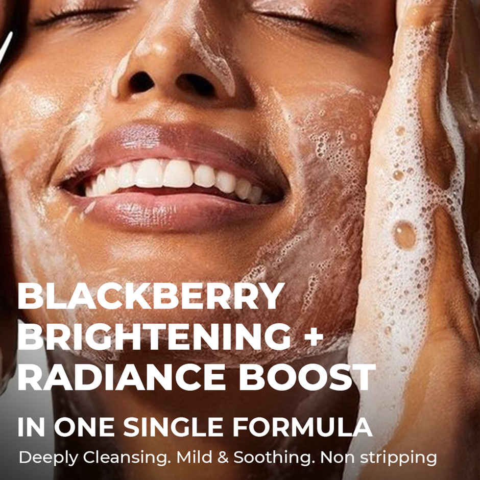 Conscious Chemist Pore Refining Brightening Face Wash With Niacinamide, Blueberry Extracts