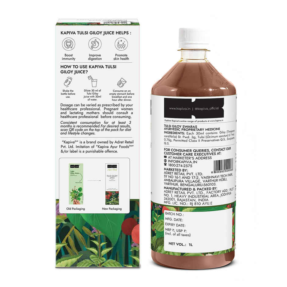 Kapiva Wild Tulsi Giloy Juice