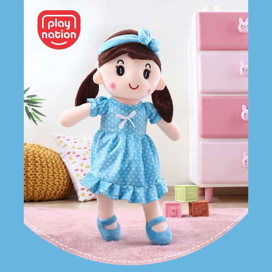 Play Nation Emma Candy Doll Blue - Height 45 cm