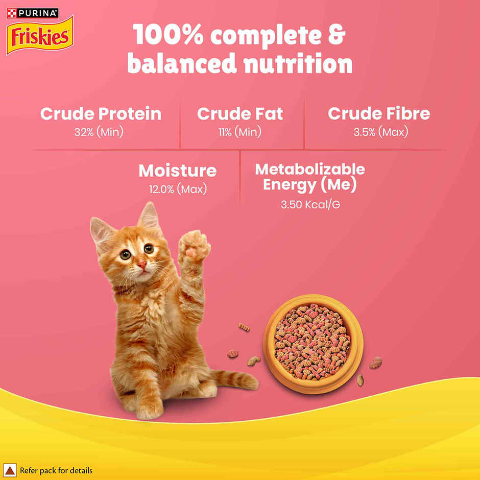 Purina Friskies Kitten Discoveries Baby Cat Food Tuna Chicken Milk Vegetables & Whole Grain Flavours