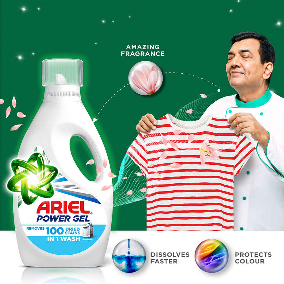 Ariel Power Gel Liquid Detergent for Top load washing machine