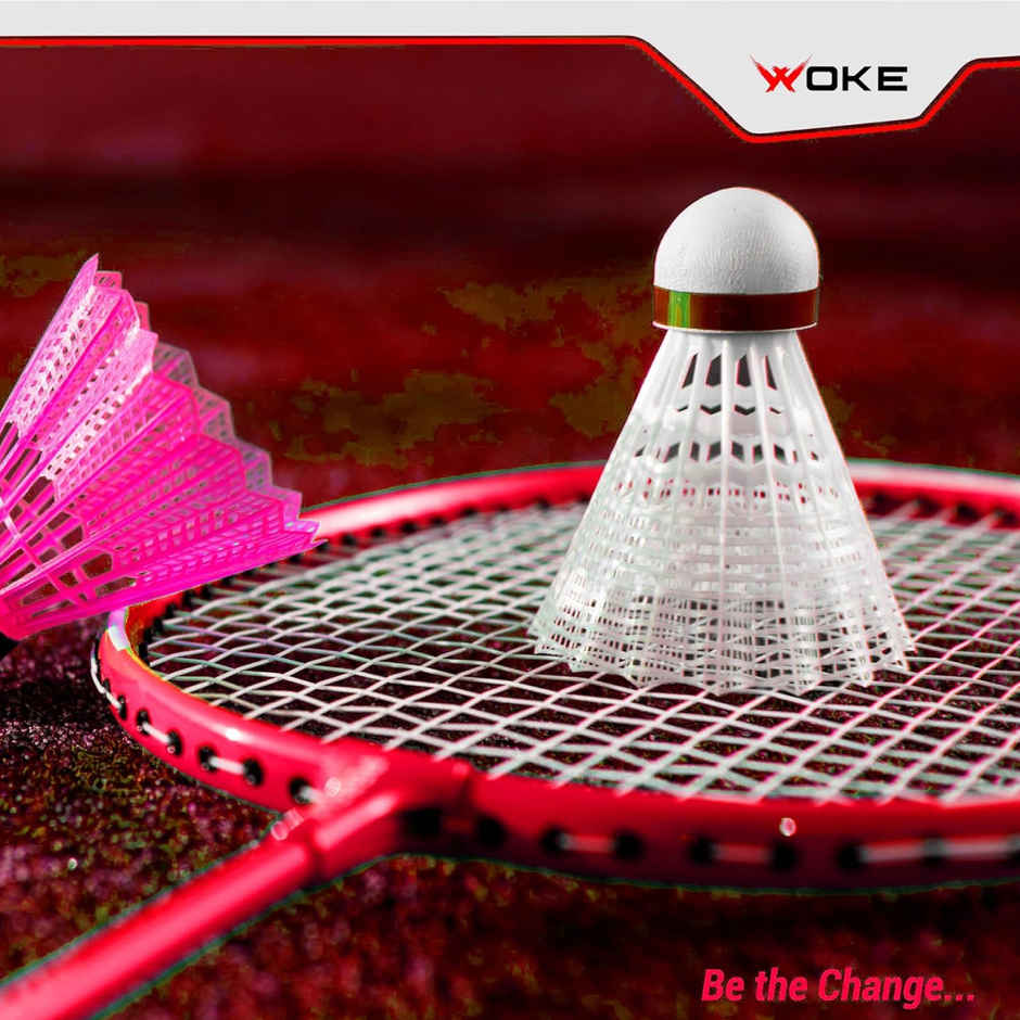 WOKE Xls900 Badminton Racket | Red