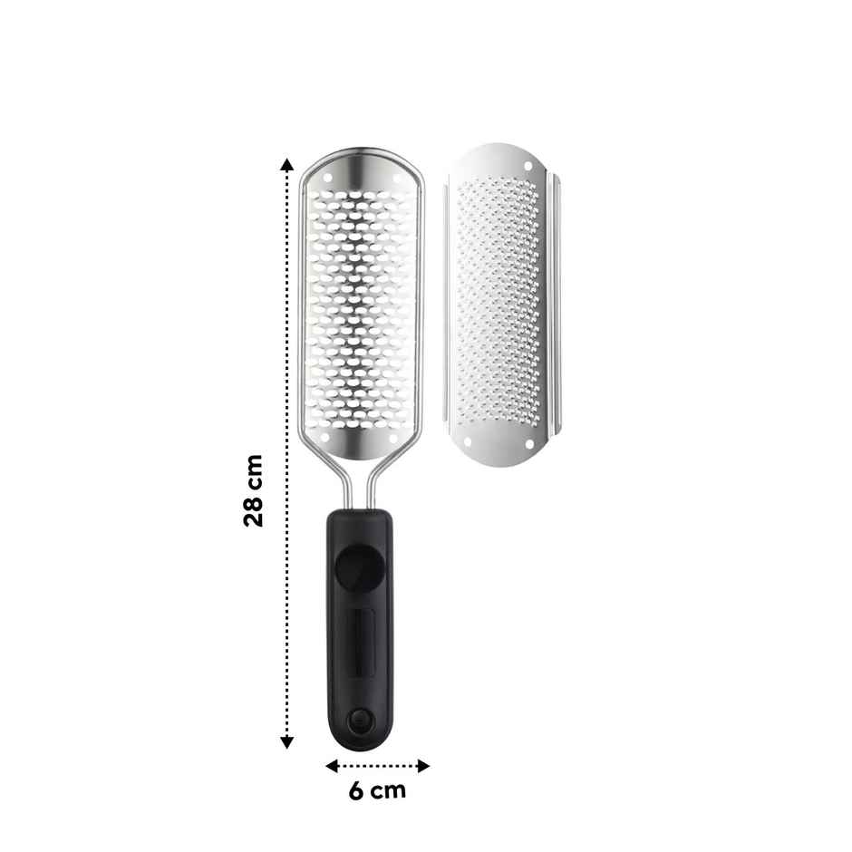 Beaute Secrets Essentials Pedicure Foot File Callus Remover Black Foot Scrubber For Hard Skin