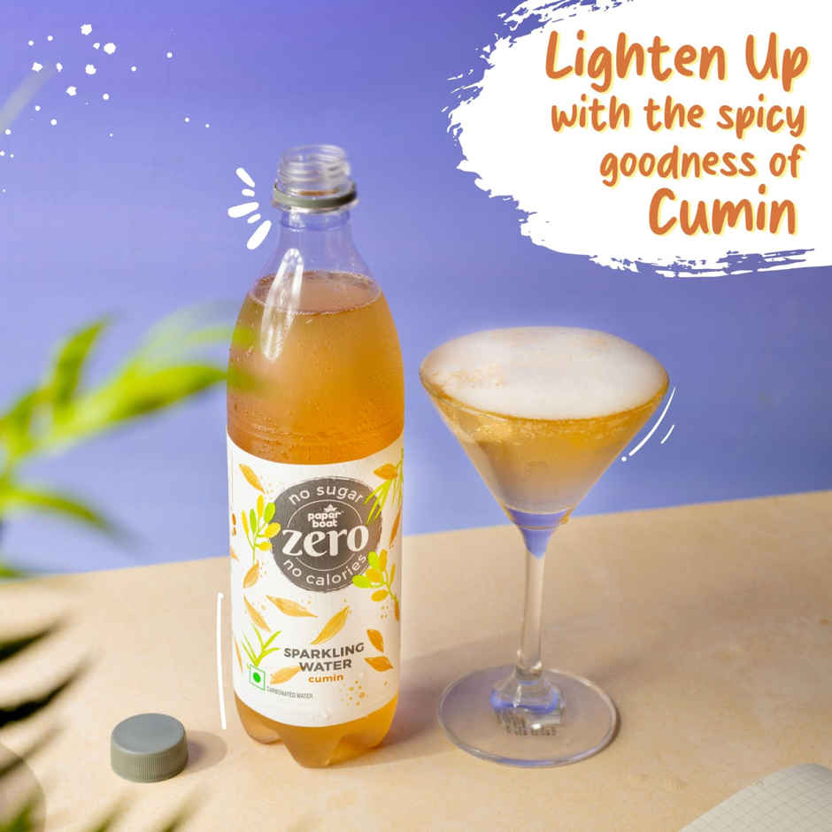 Paper Boat Zero Sugar Cumin Sparkling Water | Sugar Free Jeera Drink