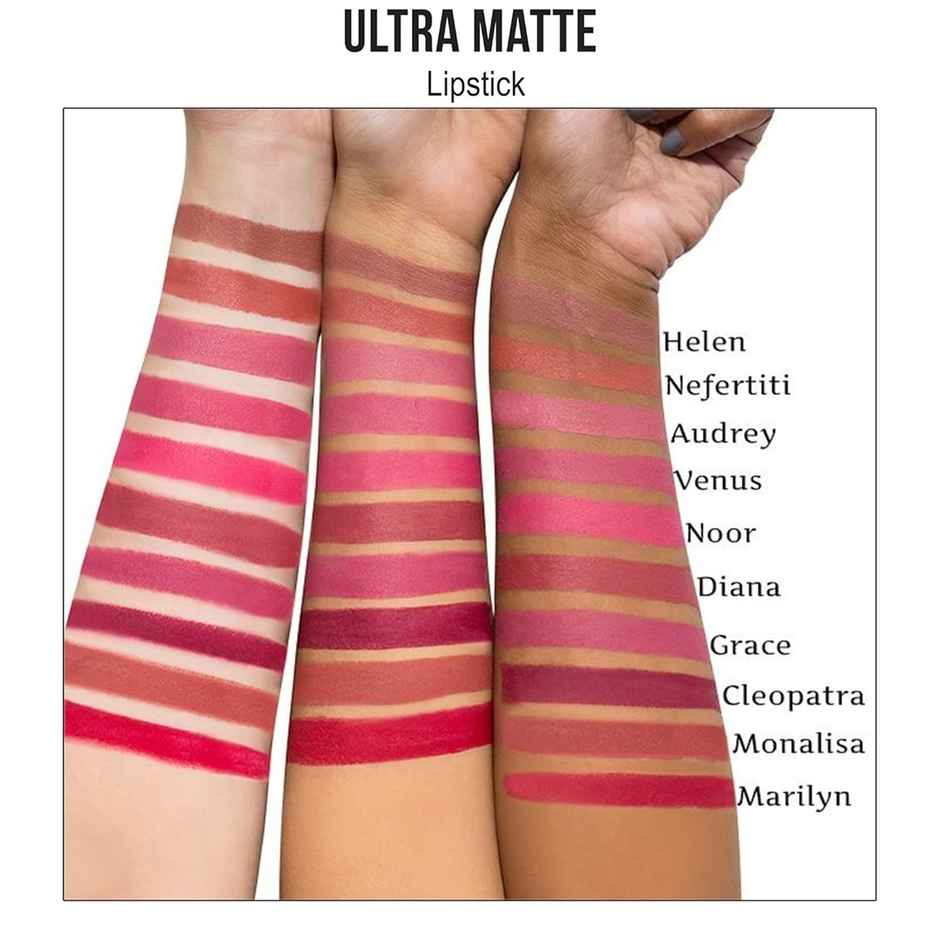 Nykaa Ultra Matte Lipstick - Monalisa | High Color Payoff