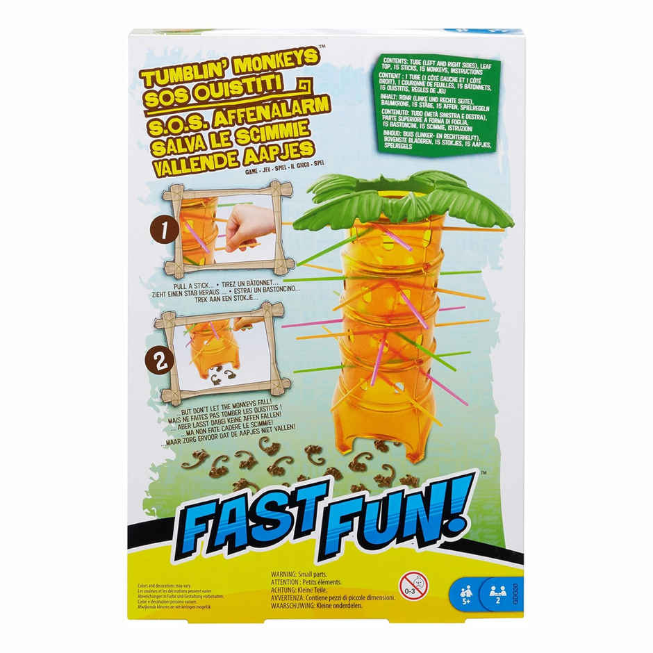 Mattel Games Fast Fun Tumblin' Monkeys