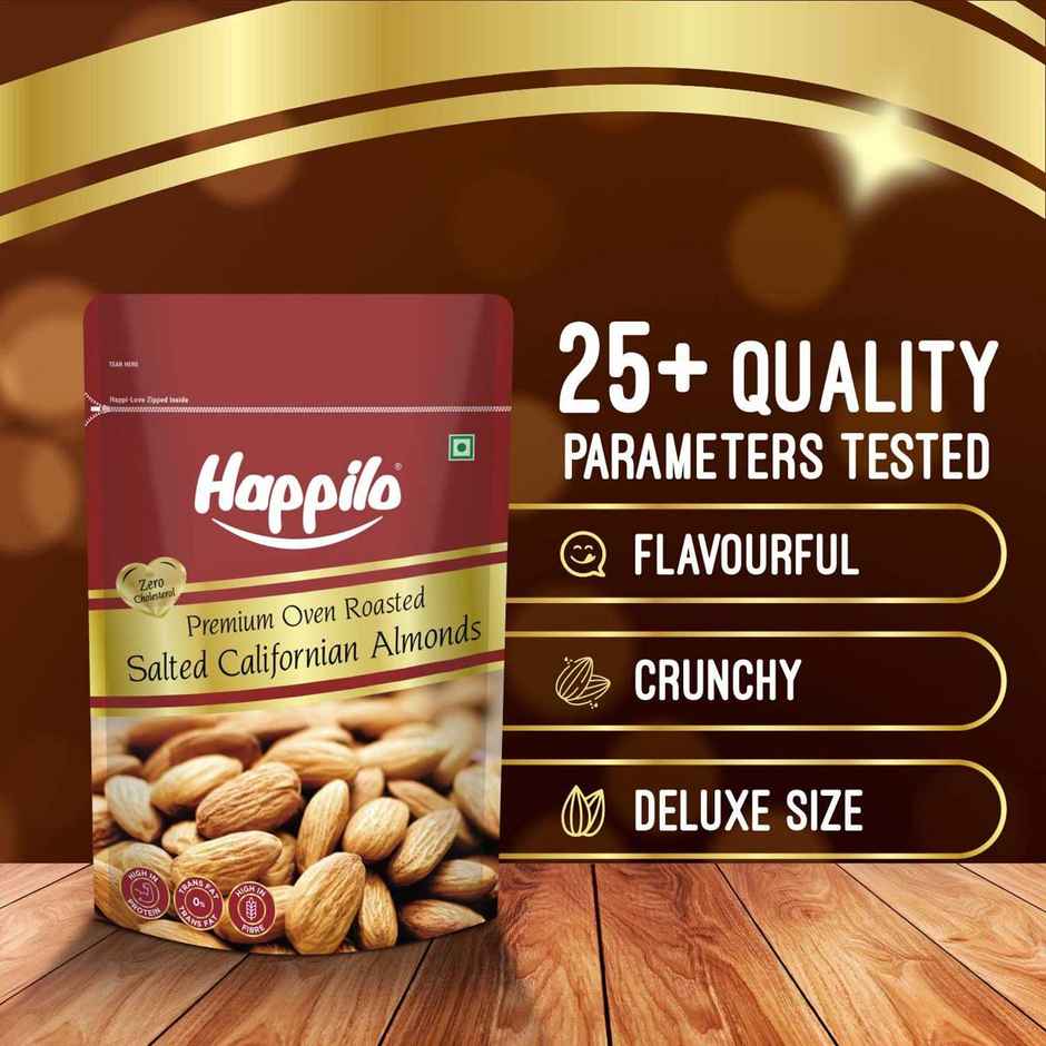 Happilo Premium Californian Roasted and Salted Almonds