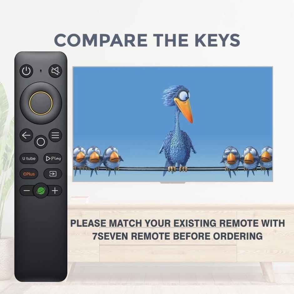 Ailkin Infrared Remote Control for Realme Smart 4K Android TV (Non-Voice) Realme TV Remote Control Remote Controller  (for Realme Smart 4K Android LED OLED QLED TV, Netflix Prime Video YouTube Keys)Require AAA Battery