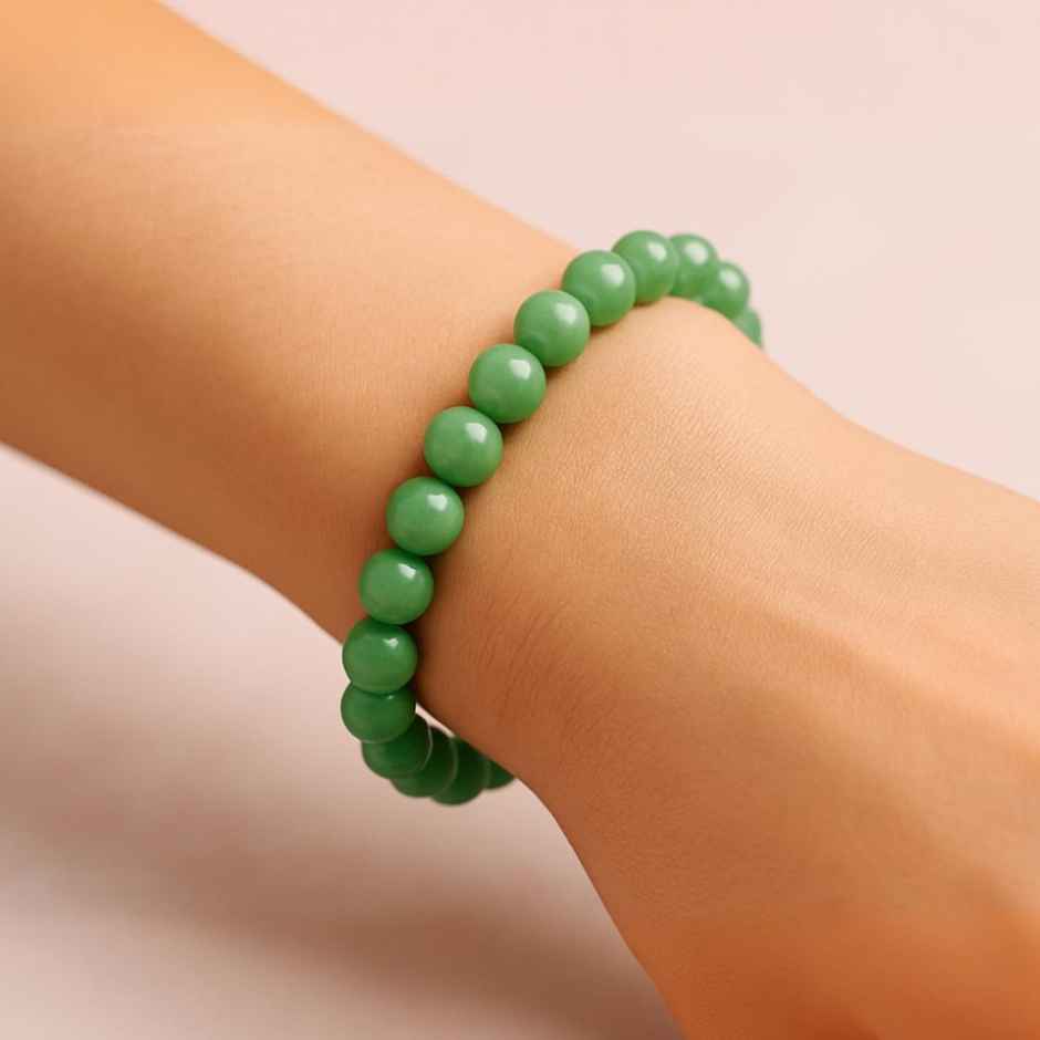 Astroyogi Samridhi Bracelet (Green Aventurine) | Natural Gemstones | Pack of 1