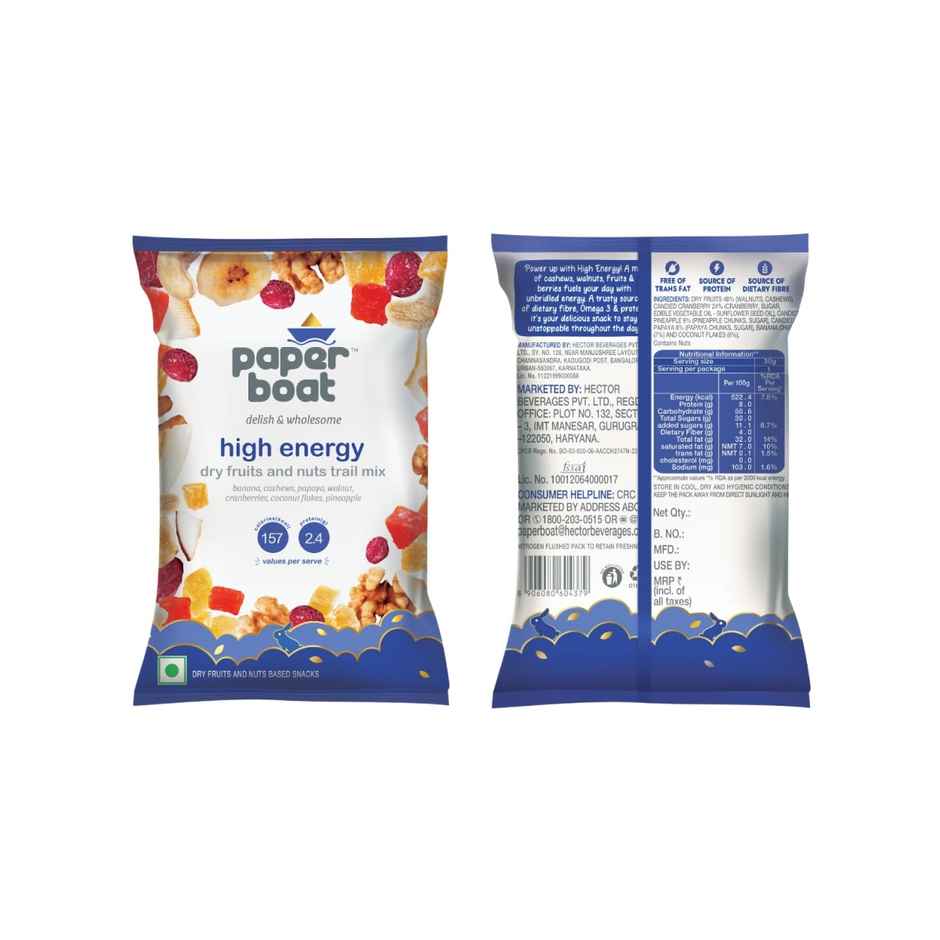Paper Boat High Energy Dry Fruits & Nuts Trail Mix (Pack Of 10)